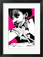 Aisha Pink Framed Print