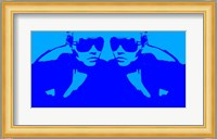 Niki Mirror Blue Fine Art Print