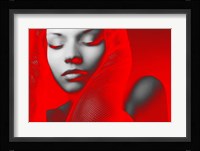 Red Beauty Framed Print