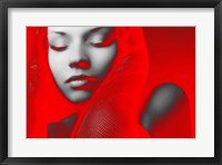 Red Beauty Framed Print
