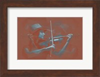 Violinist Brown Fine Art Print