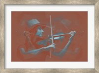 Violinist Brown Fine Art Print