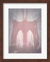Brooklyn Bridge Red Fine Art Print