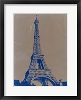Eiffel Tower Blue Fine Art Print