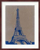 Eiffel Tower Blue Fine Art Print