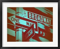 New York Broadway Sign Fine Art Print