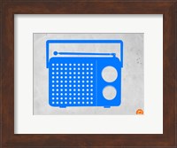 Blue Transistor Radio Fine Art Print