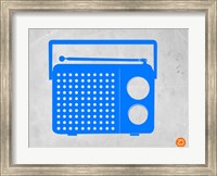 Blue Transistor Radio Fine Art Print