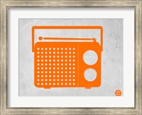 Orange Transistor Radio Fine Art Print