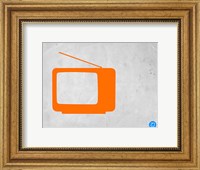 Orange TV Vintage Fine Art Print