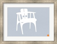 White Wooden Chair Fine Art Print