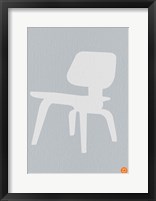 Eames White Plywood Chair Fine Art Print