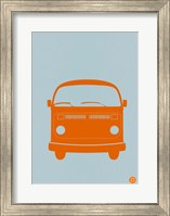 Orange VW Bus Fine Art Print