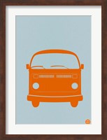 Orange VW Bus Fine Art Print