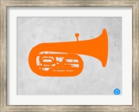 Orange Tuba 2 Fine Art Print