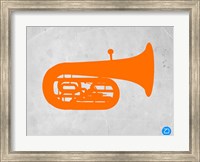 Orange Tuba 2 Fine Art Print