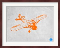 Orange Plane 2 Fine Art Print