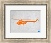 Orange Helicopter Fine Art Print