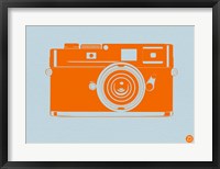 Orange Camera Fine Art Print