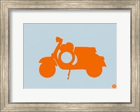 Orange Scooter Fine Art Print
