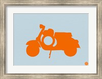 Orange Scooter Fine Art Print
