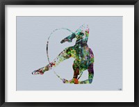 Dancer Watercolor 3 Framed Print