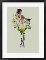 Kimono Dancer 2 Framed Print