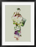 Kimono Dancer 3 Framed Print