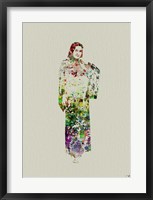 Kimono Dancer 5 Framed Print