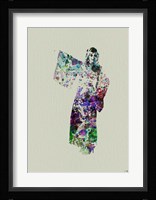 Kimono Dancer 6 Framed Print