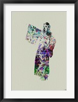 Kimono Dancer 6 Framed Print