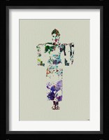 Kimono Dancer 7 Framed Print