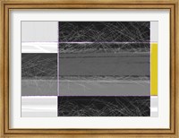 Abstract Grey and Yellow Fine Art Print