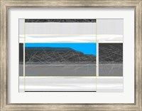 Abstract White and Blue Fine Art Print