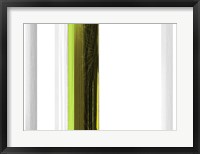 Abstract Green on White Fine Art Print