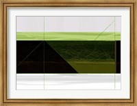 Abstract Green Geometric Fine Art Print
