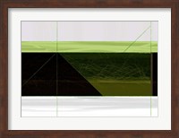 Abstract Green Geometric Fine Art Print