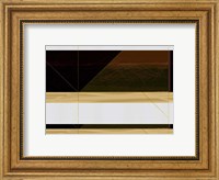 Abstract  Brown and White Fine Art Print