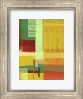 Green and Brown Abstract 2 Fine Art Print
