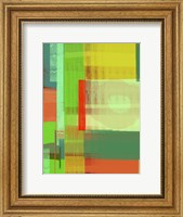 Green and Brown Abstract 3 Fine Art Print