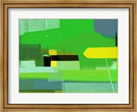 Green and Brown Abstract 6 Fine Art Print