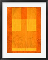 Orange Paper 1 Framed Print