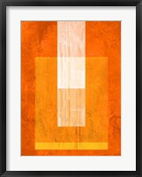Orange Paper 2 Framed Print