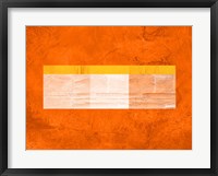Orange Paper 3 Framed Print