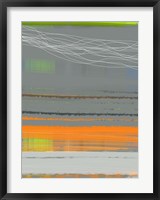 Abstract Orange Stripe1 Fine Art Print