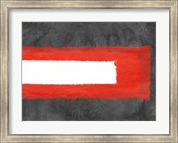 Grey and Red Abstract 6 Fine Art Print