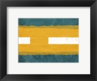 Green and Yellow Abstract Theme 1 Fine Art Print