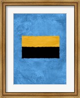 Blue and Square Theme 1 Fine Art Print