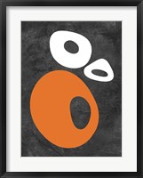 Abstract Oval Shapes 1 Framed Print
