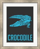 Crocodile Blue Fine Art Print